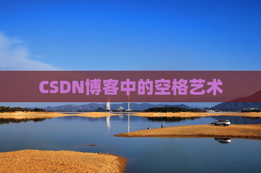 CSDN博客中的空格艺术